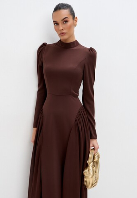 Платье макси с завязками