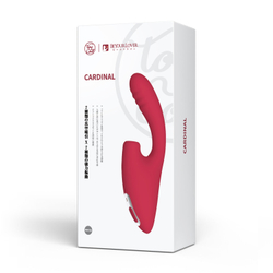 Двойной стимулятор BeYourLover Cardinal с вибрацией и вакуумом