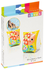 Нарукавники для плавания Рыбки 23х15 см Intex 58652, детские надувные плавсредства для малышей 3-6 лет