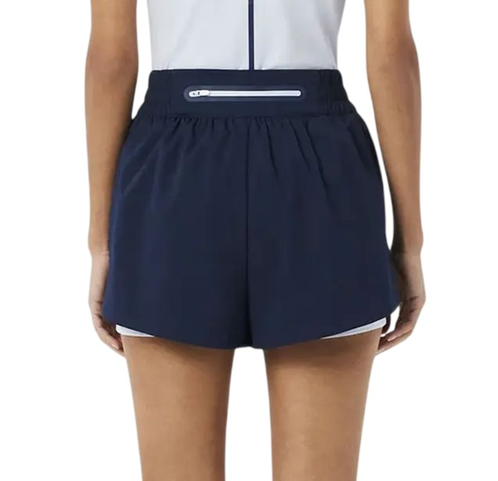 Женские теннисные шорты Lacoste Ultra Dry Tennis - navy blue/phoenix blue