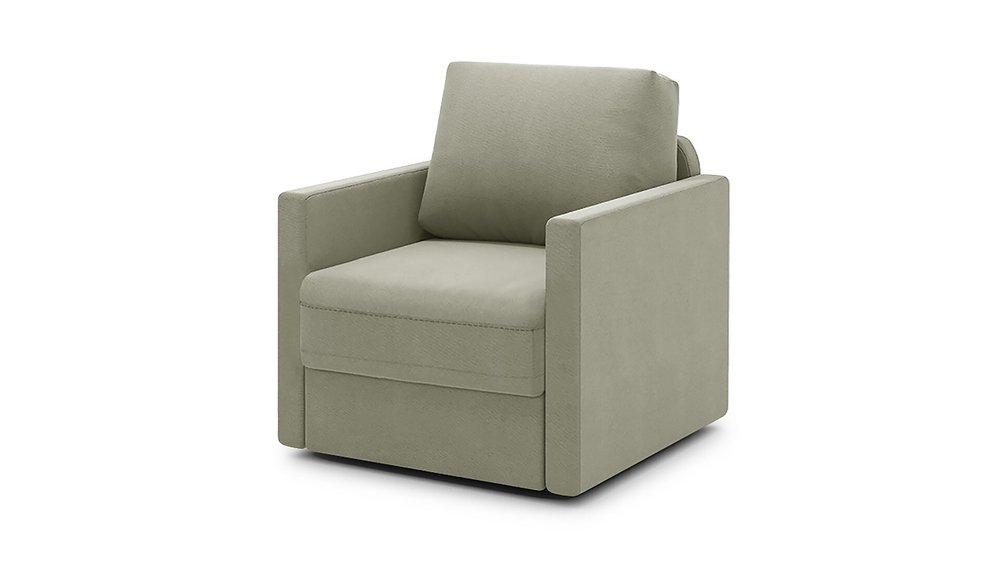 Кресло Стелф ЭКО (малое) Strong Plus 01 78*87*86 см, Бежевый Рогожка Нераскладной Фиеста