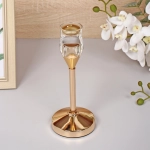 Подсвечник «GLASS» 3,3*9*22 см, Золото