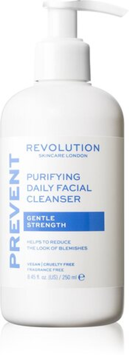 Revolution Skincare Blemish Prevent - нежный очищающий гель для проблемной кожи /   250  ml  / GTIN 5057566328807