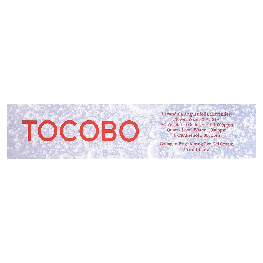 Tocobo, осветляющий крем-гель для области вокруг глаз с коллагеном, 30 мл (1 жидк. унция)