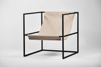 Уличное кресло TESS Outdoor Chair black / olive beige textile (Up!Flame)