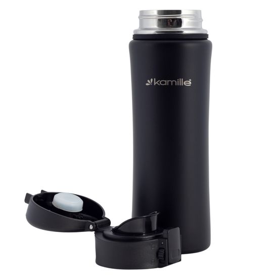 Термос-бутылка 500 мл из нержавеющей стали Kamille KM-2066