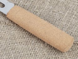 Рыбацкий нож "Поплавок", сталь 65х13, рукоять пробковое дерево