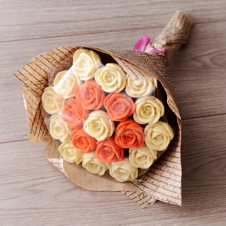 Шоколадный букет "Мини-розы" 19 штук