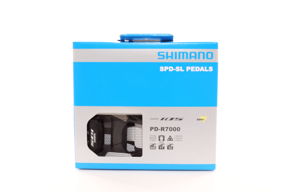 Педали SHIMANO 105, R7000, SPD-SL, с шипами SH11 EPDR7000