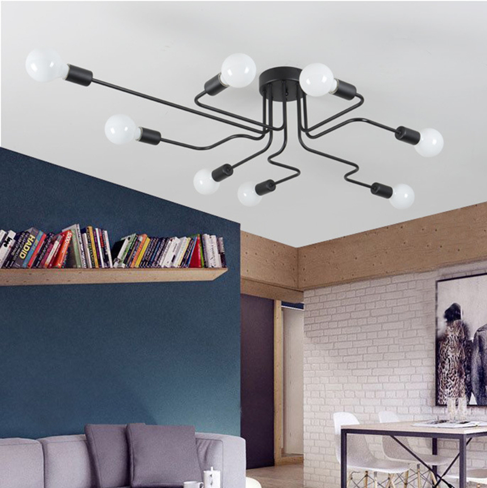 Ceiling design lamp Spider  (4 lampshade )
