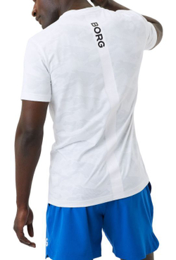 Мужская теннисная футболка Björn Borg Borg Performance T-shirt - brilliant white