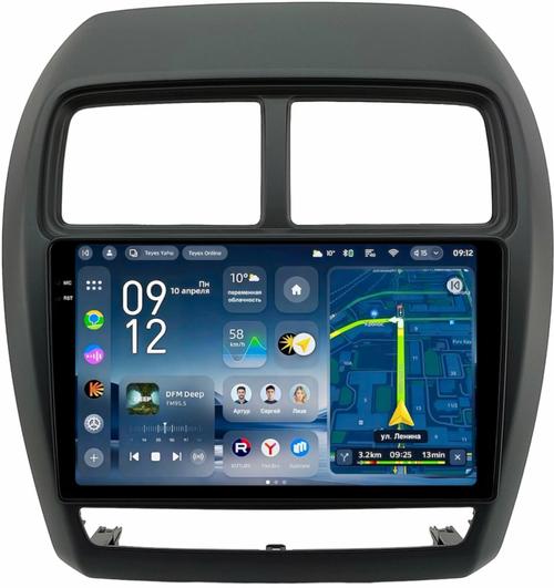 Магнитола для Mitsubishi ASX 2017+ - Teyes CC4-PRO монитор 9.5" 2K QLED на Android 13, Быстрейшая, Snapdragon 778G, ИИ, CarPlay, DSP, 4G SIM-слот