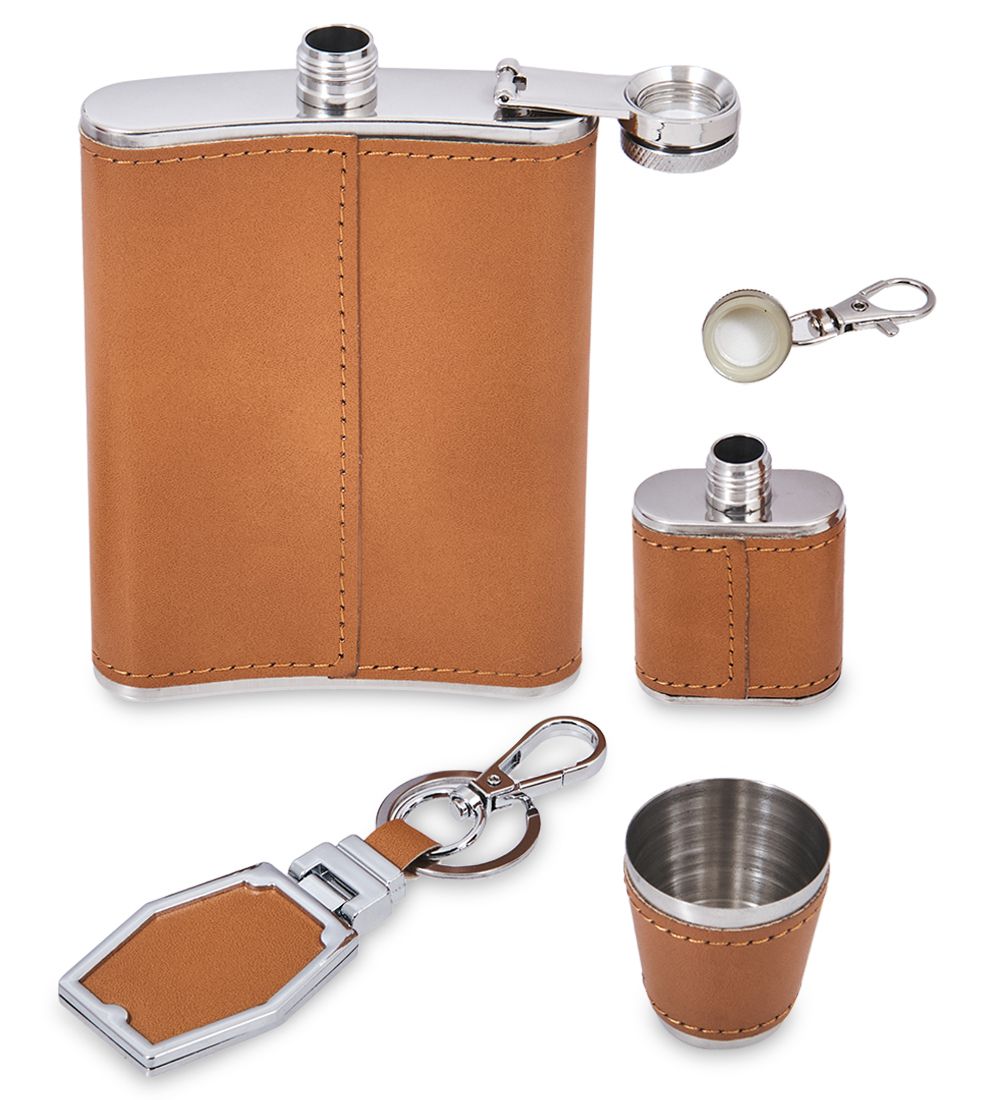 GT-87 Подарочный н-р фляжка с аксессуарами «Рыбак»