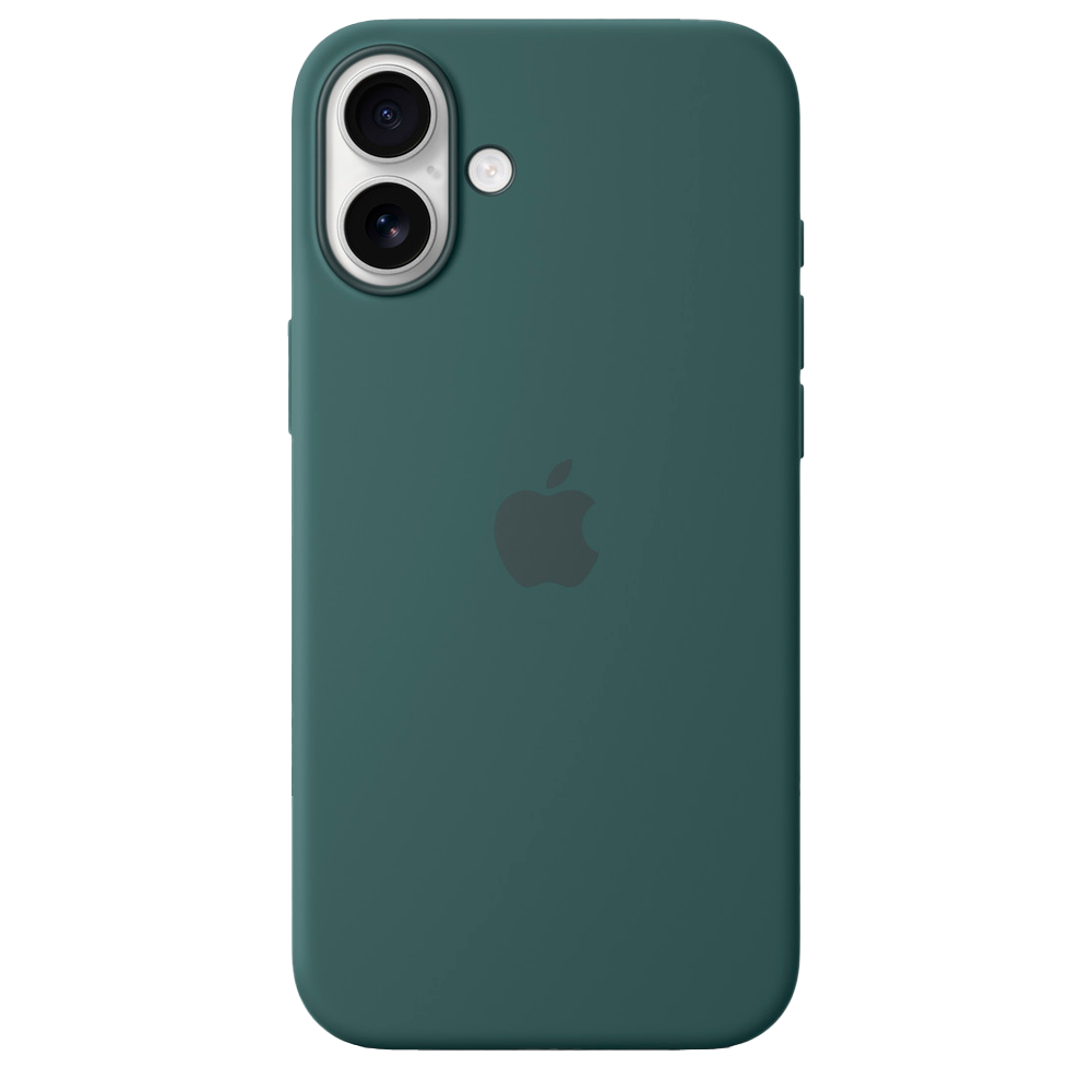 Силиконовый чехол с поддержкой MagSafe Apple Silicone Case для iPhone 16 Plus, Lake Green (Озерно-зеленый)