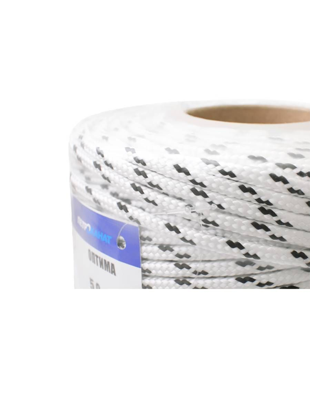 Шнур плетеный Петроканат ОПТИМА 3,0 мм (1000 м), белый, евробобина