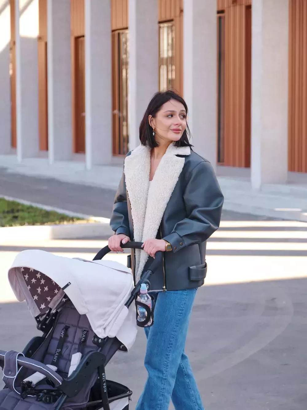 Коляска детская "KIRA STAR" RA055 Ivory Beige 2022