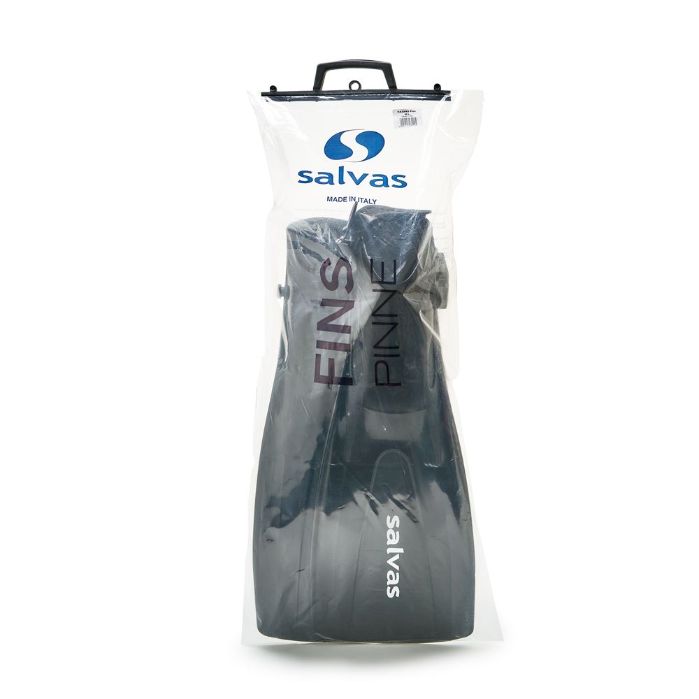 Ласты для плавания SALVAS Hazard Plus Fin BA160LXNNSTS, размер L/XL, черные