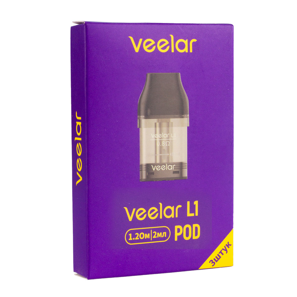 Veelar L1 Pod Cartridge Side Filling (2ml, 1.2ohm)