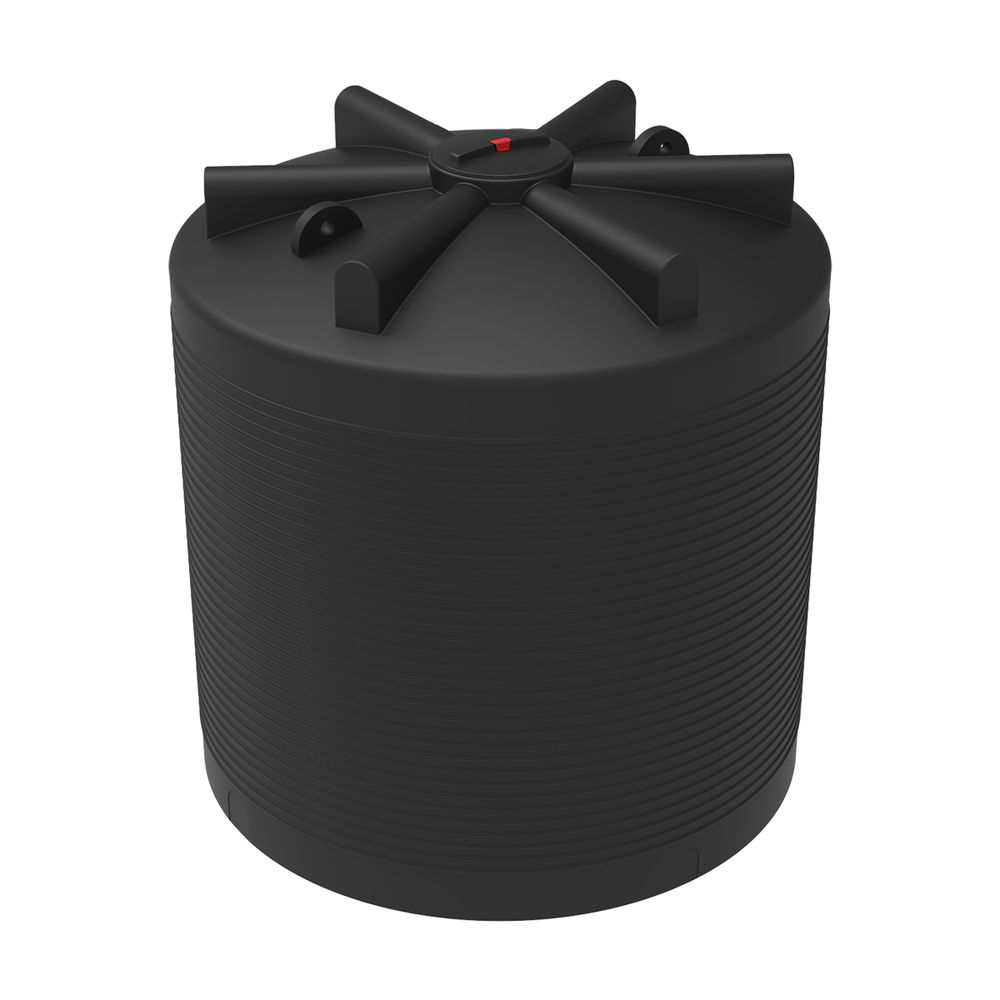 Емкость ЭВЛ 7500л черная ЭкоПром ЭВЛ 7500 л. вертикальная цилиндрическая (2230x2230x2360см;150кг;Черный) - арт.557509