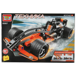 Конструктор пластмассовый ин. 137эл. "Гоночный болид" 85007-ZH (Город мастеров)