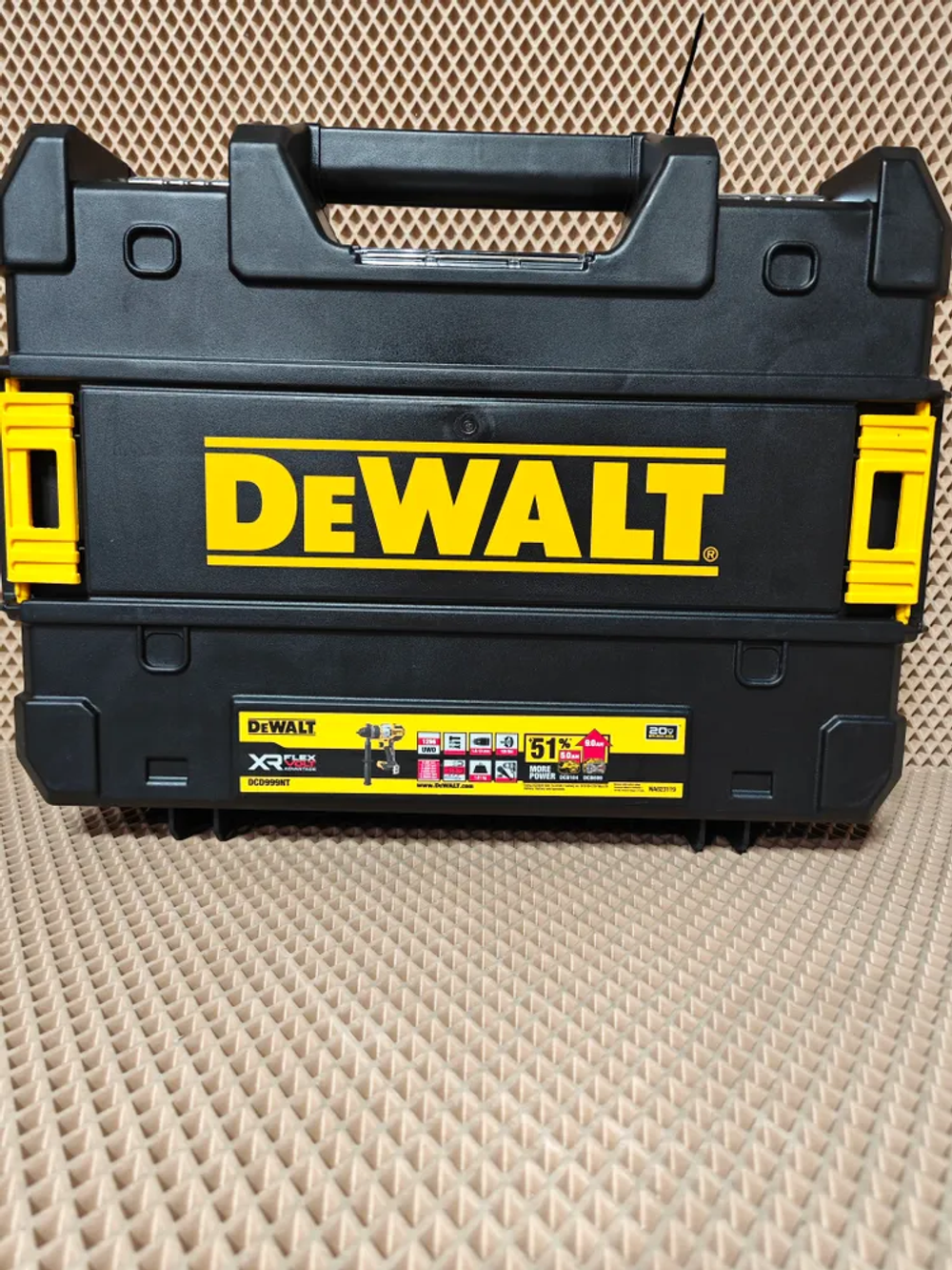 Ударная дрель-шуруповерт Dewalt DCD999 P2 (2 АКБ 5 Ач XR и ЗУ в кейсе TSTAK)