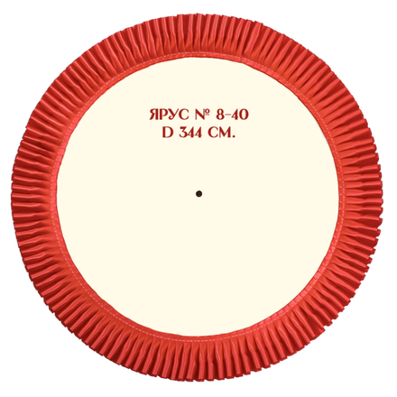 Ярус № 8-40. Диаметр 344 мм. Цвета лент в ассортименте.