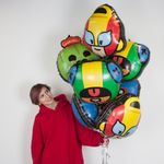 Шар (22''/56 см) Фигура, Бравл Старс, Леон, 1 шт.