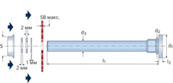 Фреза отрезная Karnasch HSS с B-зубьями, 50×0,5×13 мм, Z=48 B, DIN 1838B, арт. 5.5001.050.050