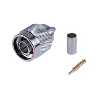 N-111F, N, вилка, обжимная, RG-58