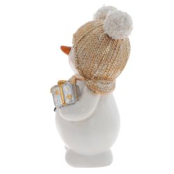 GAEM Фигурка декоративная "Снеговик", L9 W6,5 H13 см, 2в.