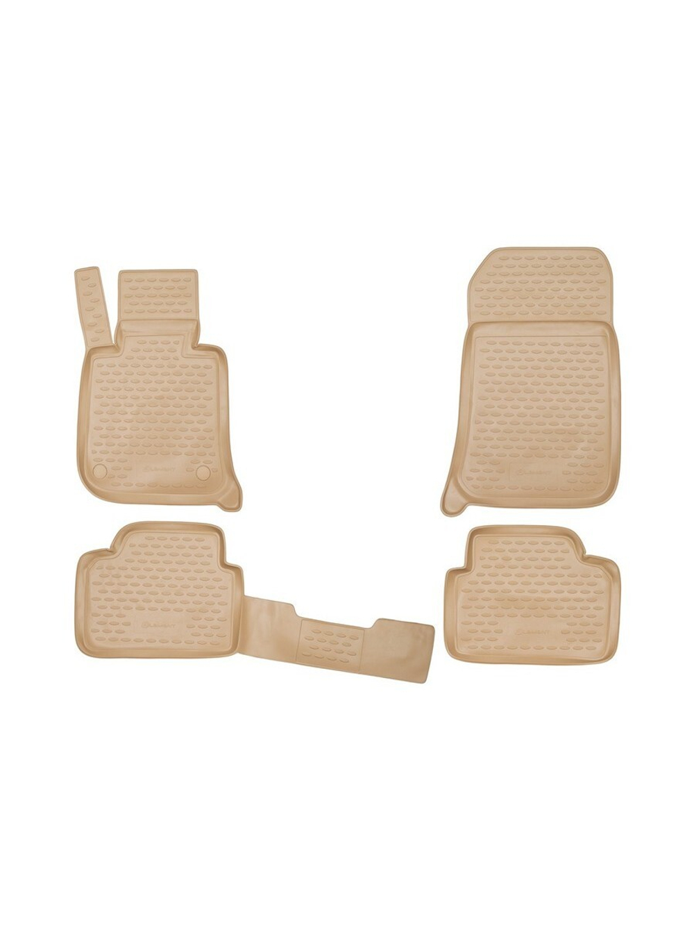 Коврики в салон для BMW 3 2006-2012, 4 шт. (полиуретан, бежевые) NLC.05.05.212K