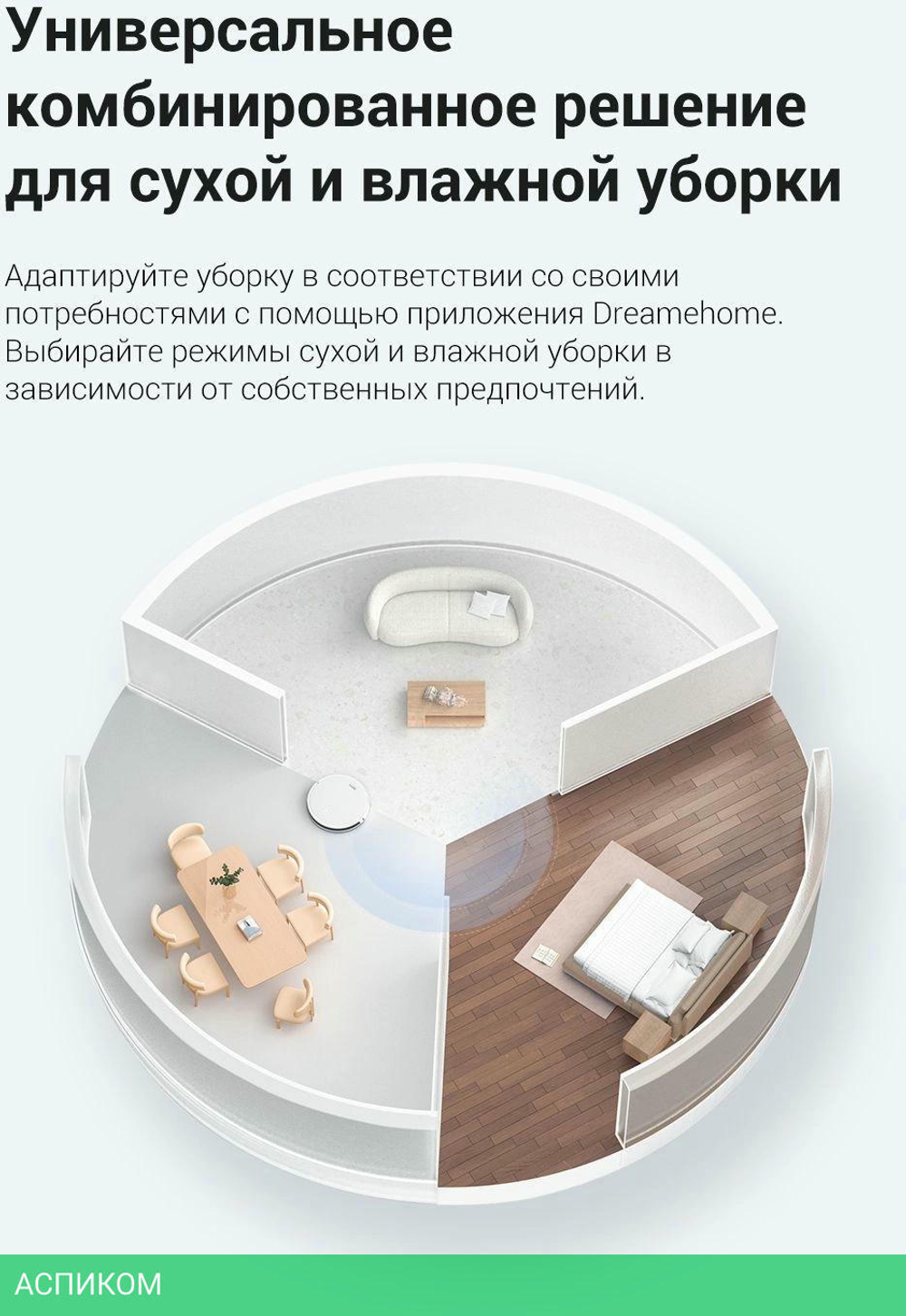 Робот-пылесос Trouver Robot Vacuum E10 (RGE12GA)