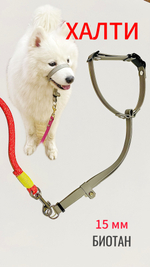 Недоуздок БИОТАН Халти для собак, морда макс 35 см., шея 35-65 см, черный