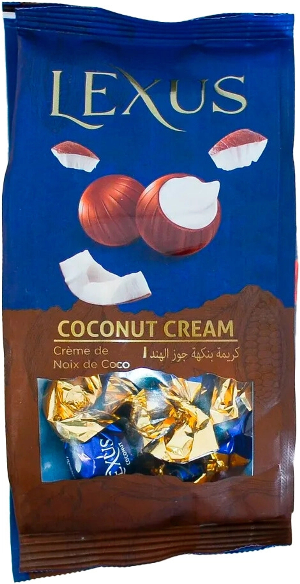 Шоколад Лексус Конфеты с Кокосовым Кремом / Lexus Coconut Cream 200г