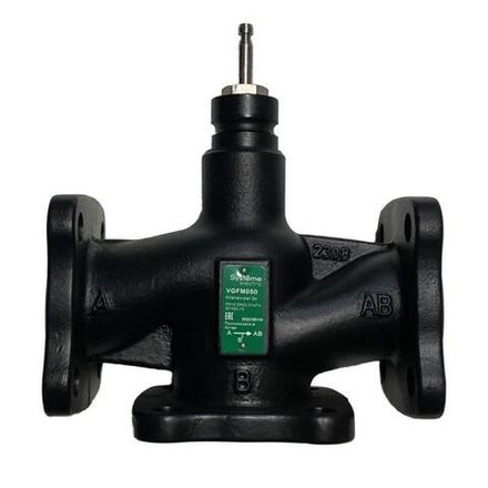 Клапан регулирующий 3-ход смес фланц PN16 DN50 31куб.м/ч -20…+130град.C SE VGFM050