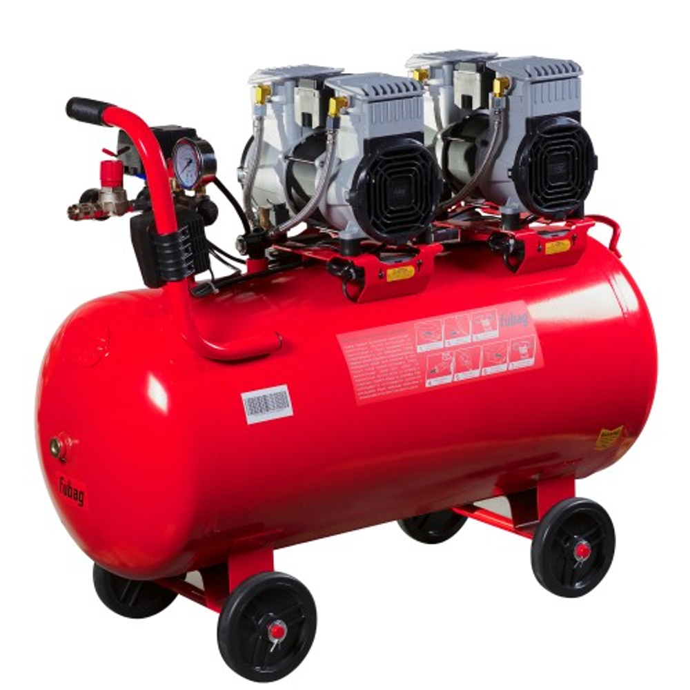 Компрессор поршневой безмасляный FUBAG OLS 500/100 малошумный 646075