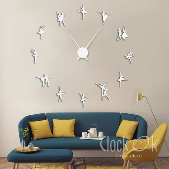 Настенные 3D часы Dance