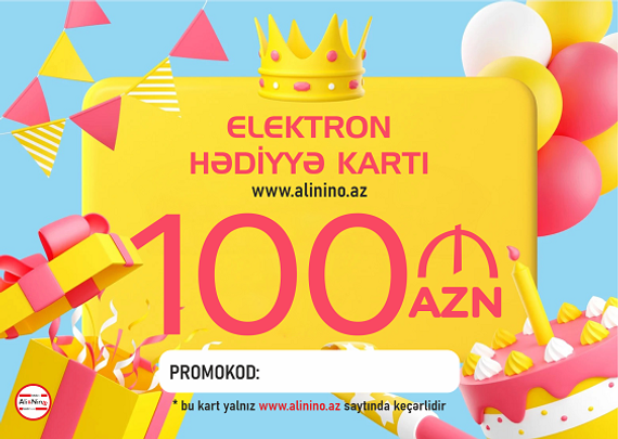 Elektron hədiyyə kartı  100 AZN