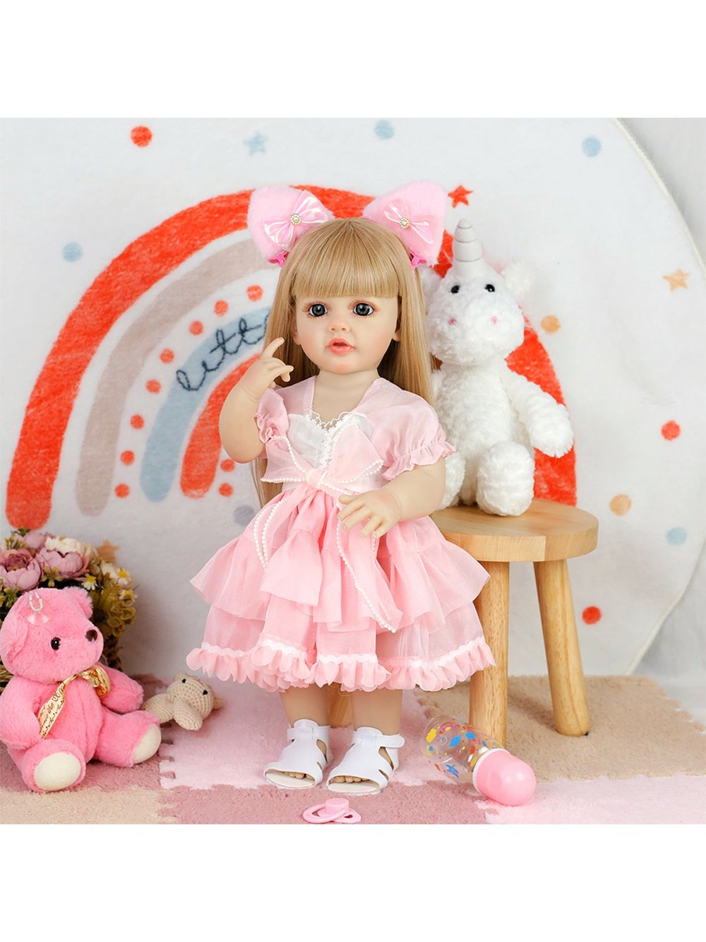 Кукла Реборн виниловая LifeReborn 55см (LR-030)