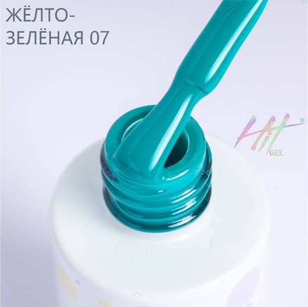 Гель-лак ТМ "HIT gel" №07 Green, 9 мл