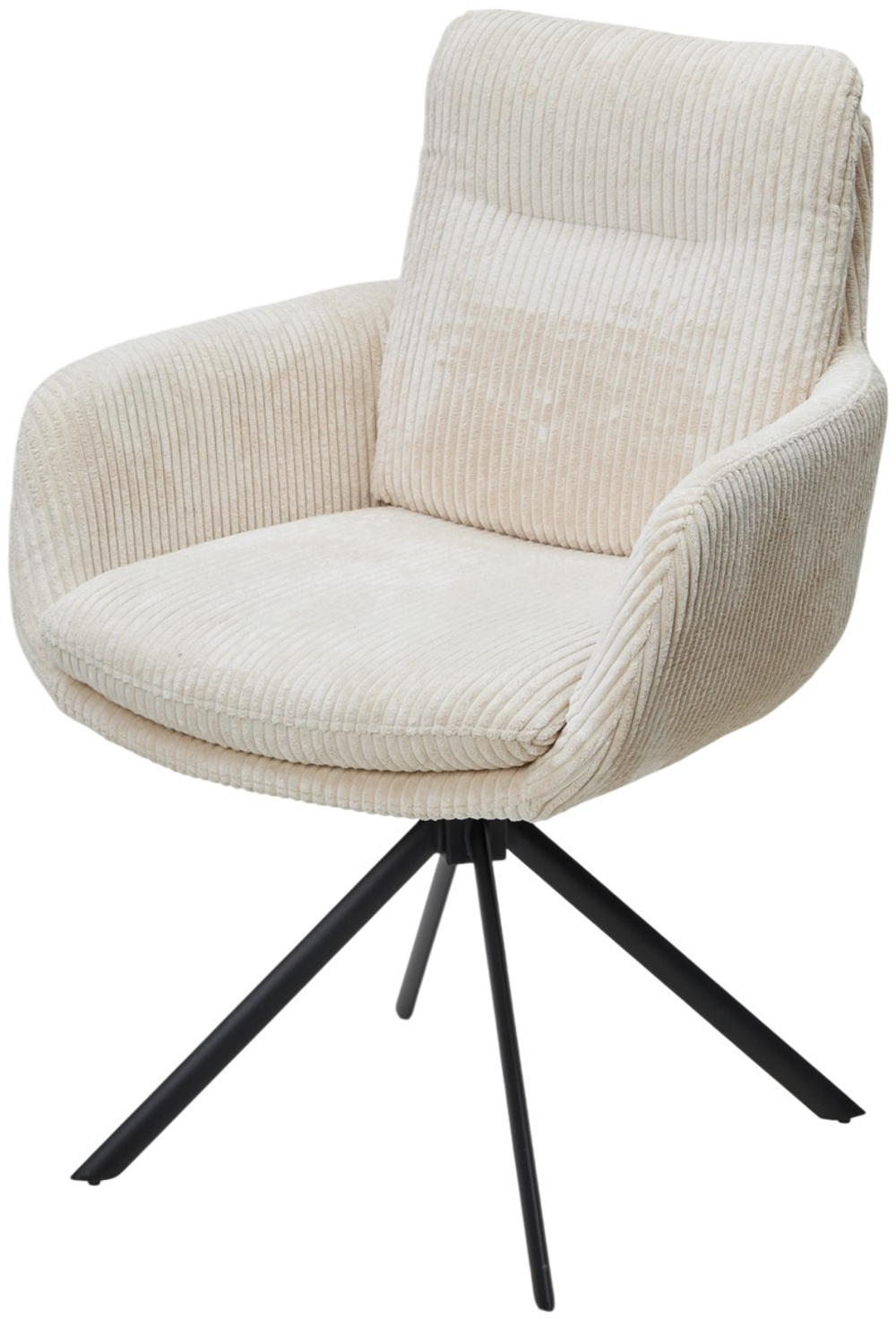 Стул М-City DISAUR Дарем (Darem) Белый Вельвет Davis Lincoln-03N, Черный каркас