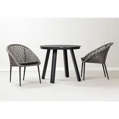 Плетеный стул Sverre, серый