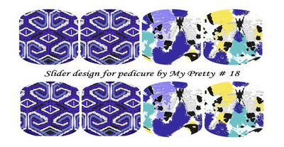Слайдер-дизайн для педикюра # 18 pedicure