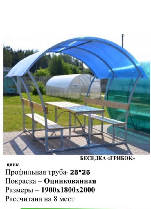 Беседка грибок