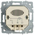 BRITE Выключатель карточный 30А ВС10-1-8-БрКр бежевый IEK