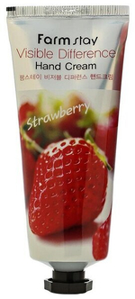 Увлажняющий крем для рук с клубникой "VISIBLE DIFFERENSE HAND CREAM STRAWBERRY" 100 мл.