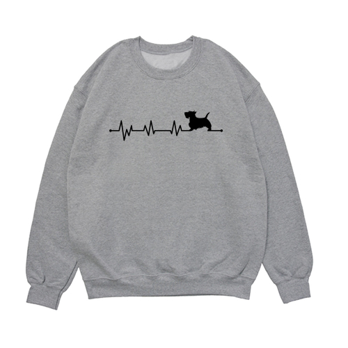 Свитшот "Скотч - сердечный ритм"