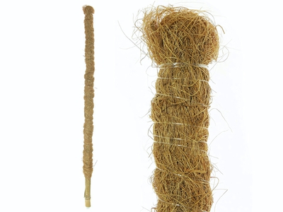 Опора для цветов 60см d-25см с кокосовым волокном