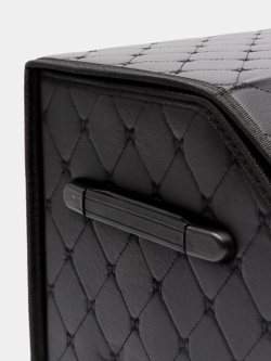 Органайзер бокс в багажник автомобиля автосумка для хранения аксессуаров сумка для инструментов 40х30х30см, черный уценка