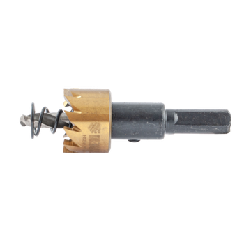 Коронка по металлу HSS, 20 мм, нитридтитановое покрытие //Denzel 724101